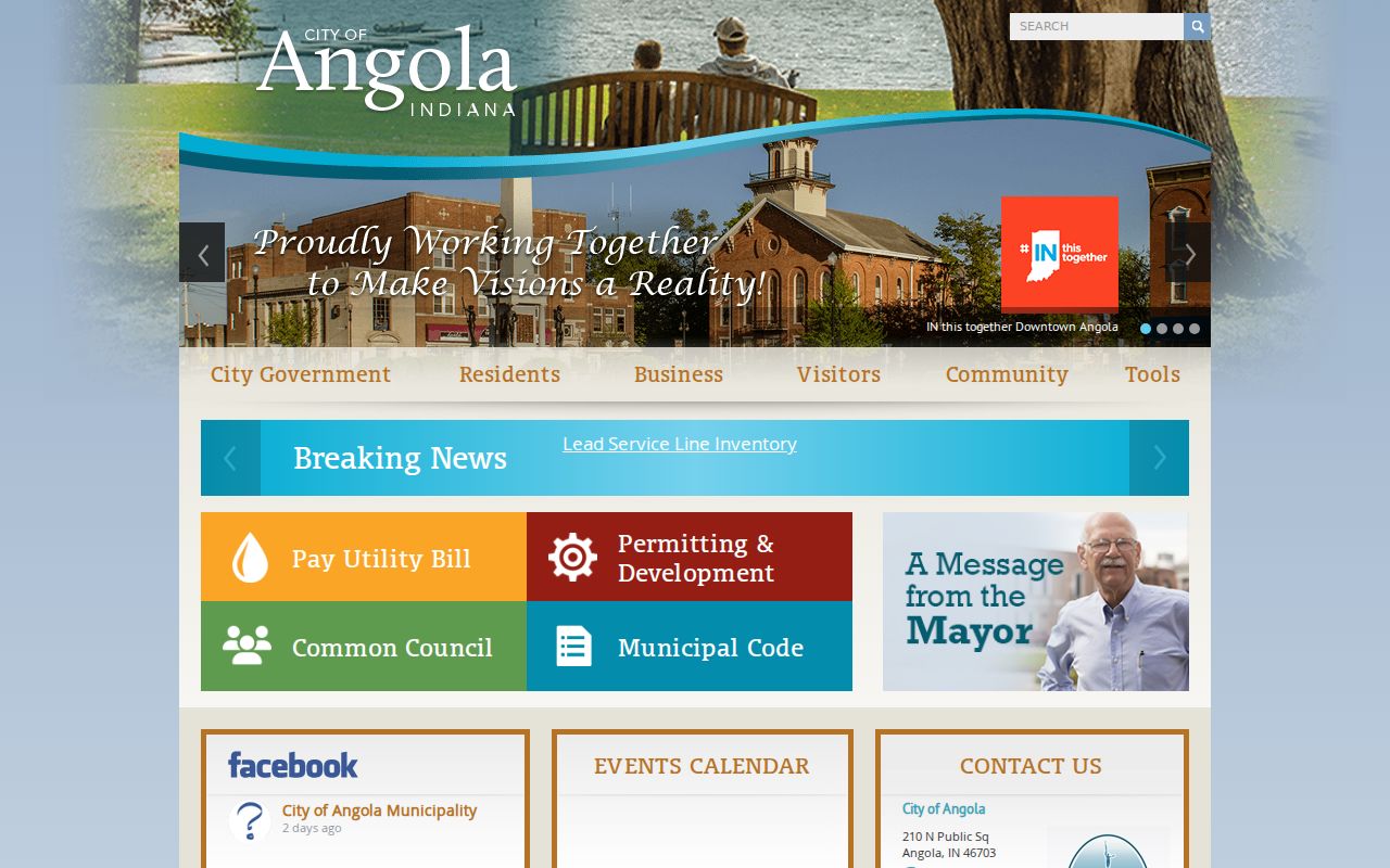 Angola court docket city government contact source