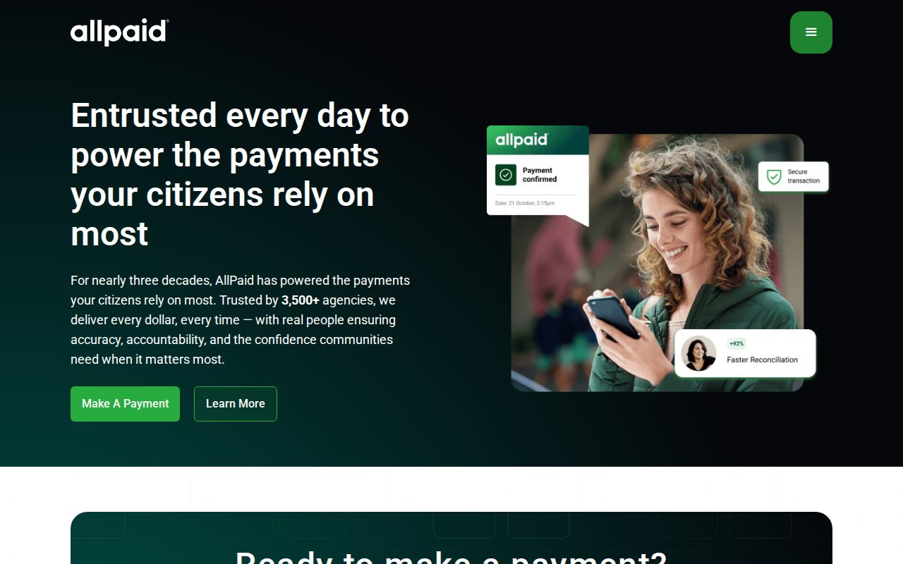 AllPaid vendor page linked for Steuben County traffic payments
